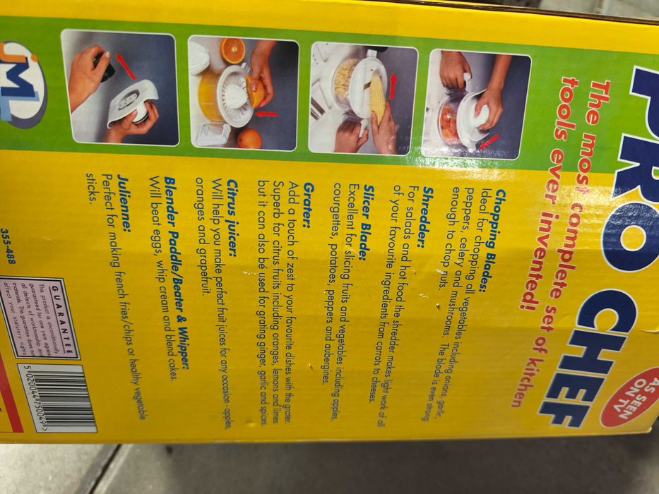 Blender MAX PRO Chef set complet nou cu feliator legume