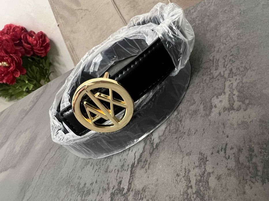 Черен колан Armani Exchange