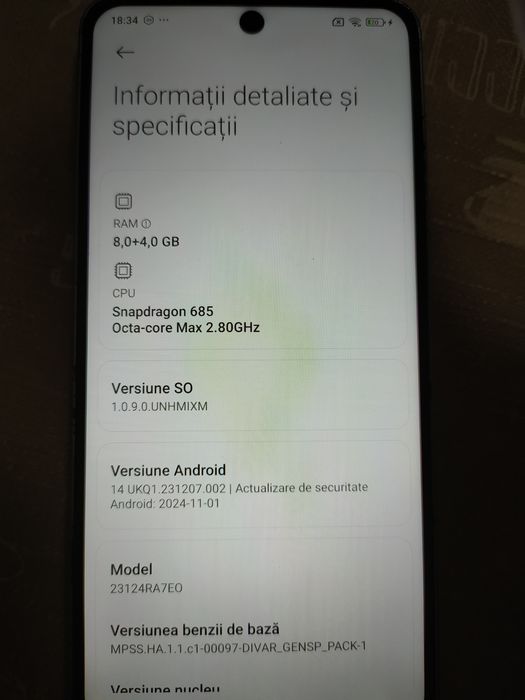 Redmi note 13 ,256 GB ,8 GB RAM