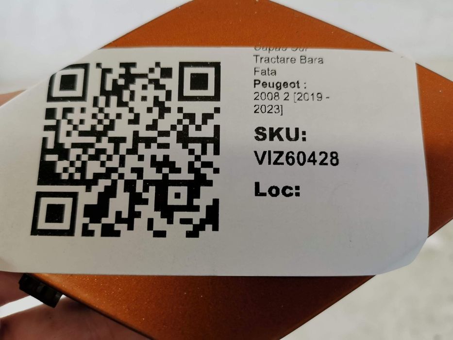 Капак За Теглич Предна Броня Пежо 2 [ - ] Оригинален Peugeot 2 [ - ] O