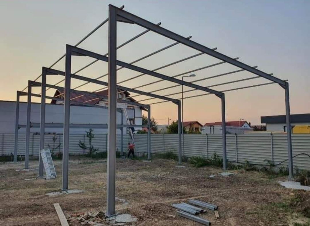 Vand hala pe structura metalica diferite dimensiuni
