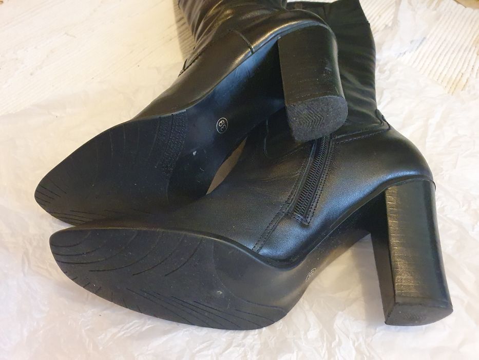 Cizme Negre piele Bata