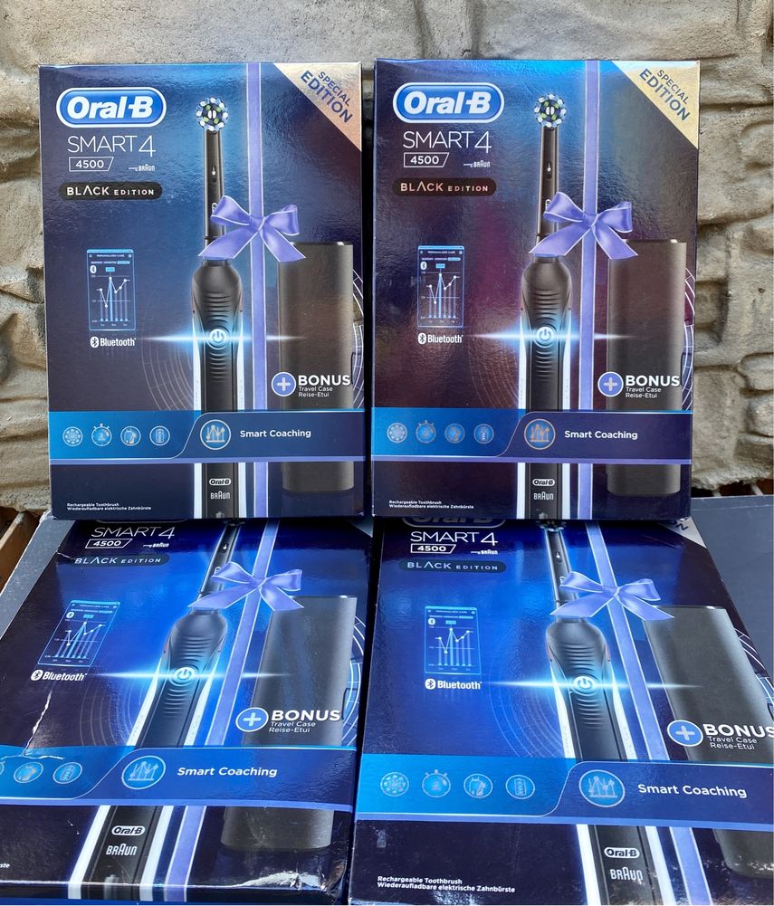 Електрическа четка за зъби Oral-B Smart 4 4500 Black Edition