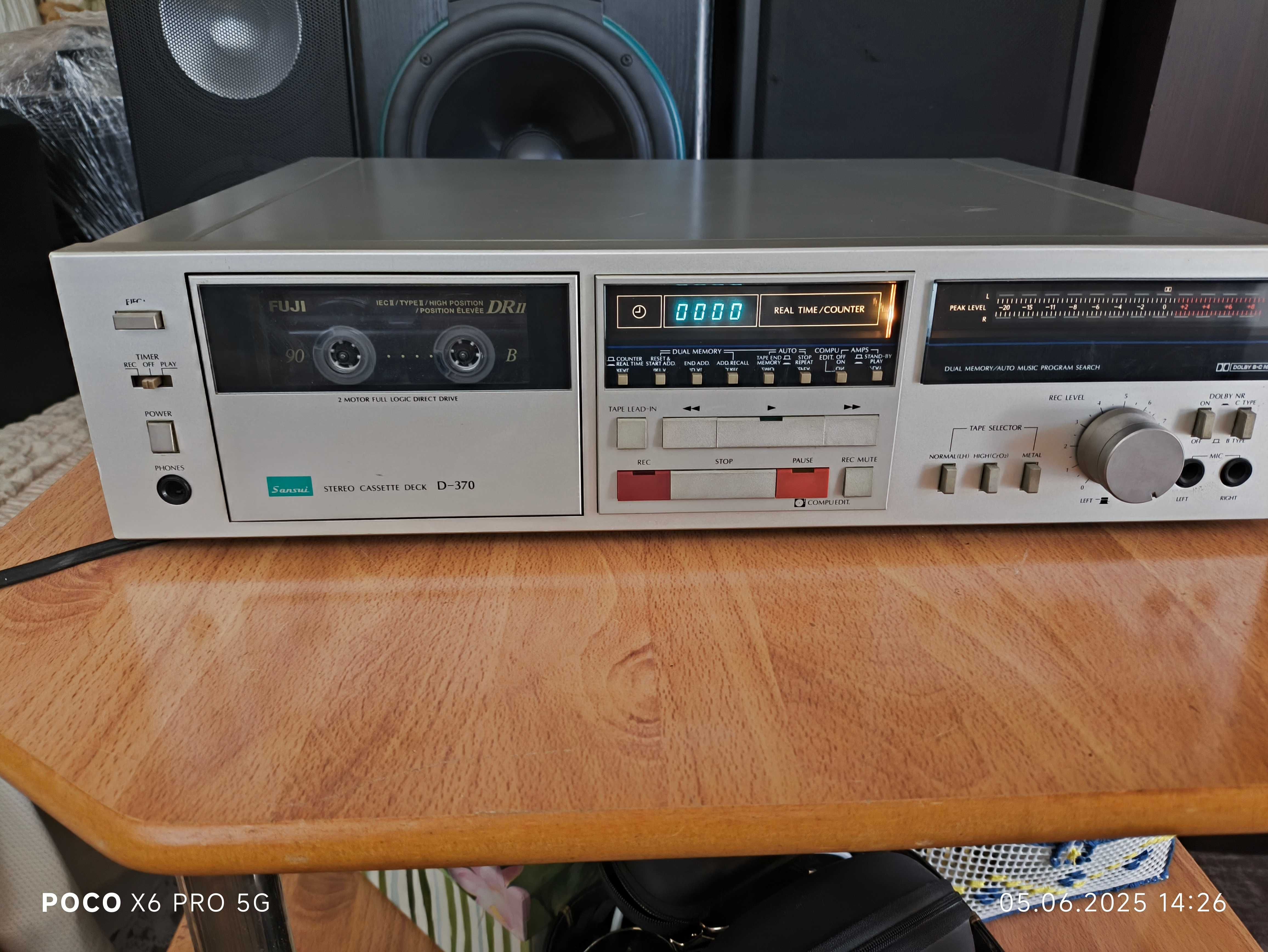 Касетен дек Sansui D-370