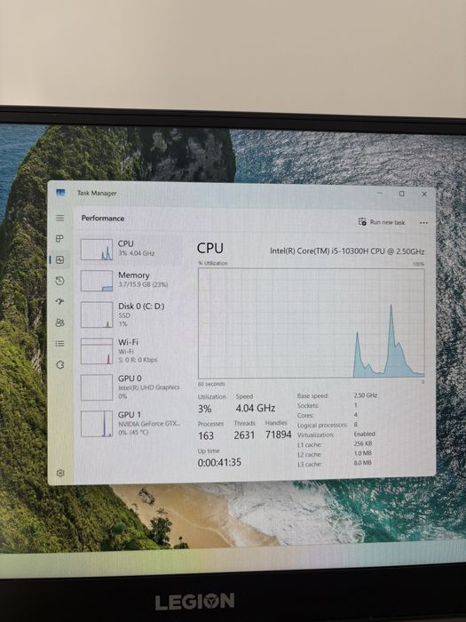 Laptop Lenovo Legion 5P, GTX 1660Ti 6GB, Intel Core i5-10300H