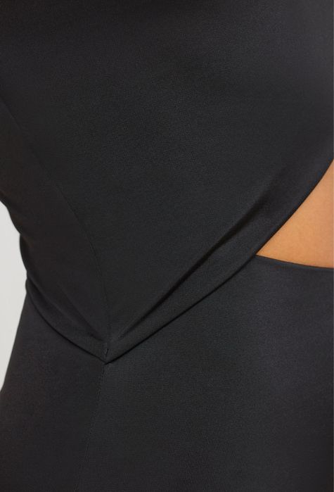 Нова черна дълга официална рокля OhPolly 12UK/ М размер