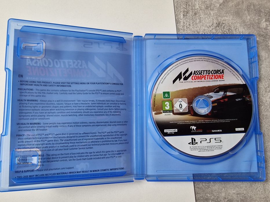 Продавам Asseto Corsa Competizione PS5