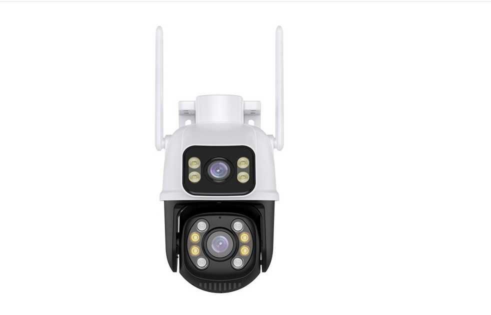 А0018 6MP Двойна външна ICSEE WIFI камера Motion Detection