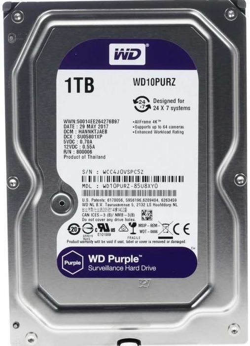 Жесткий диск HDD - 1 T - 19 000 тенге - новый