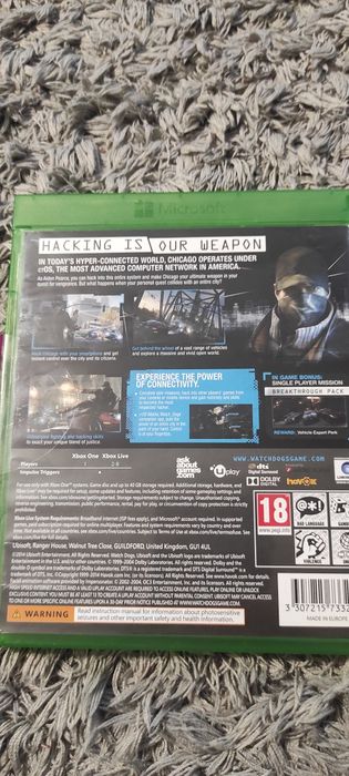 Transport curier 16 lei orice Joc/jocuri Watch Dogs Xbox One