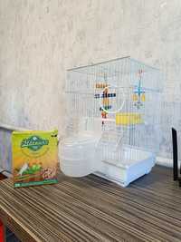 Клетка+ подарок  для попугаев и прочих птичек