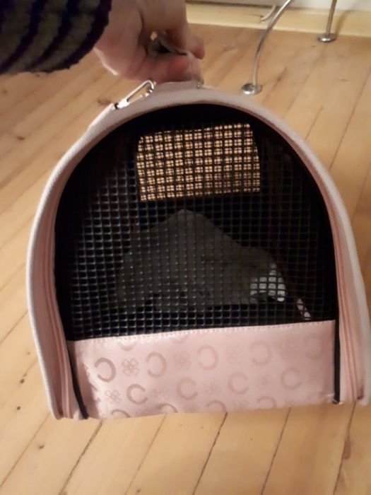 Розова чанта за куче