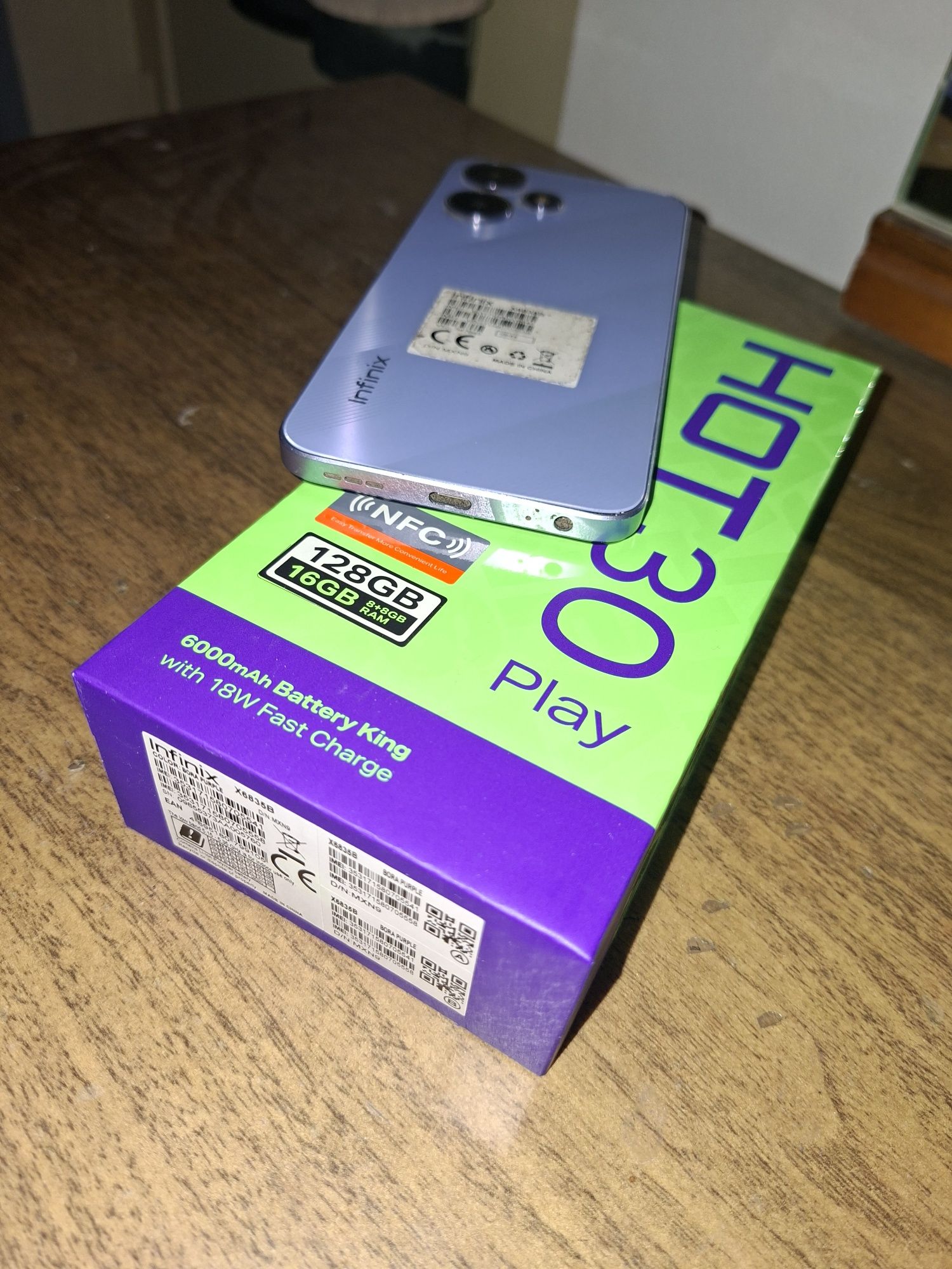 Infinix Hot 30 Play 8+8/128 gb