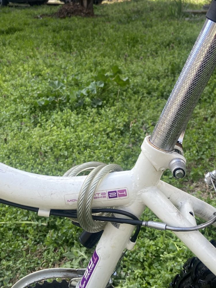 Sprint Vers 50дамски велосипед в лилало и бяло с вдигаща седалка,стоп!