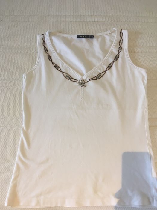 maieu alb, cu pietre, de la Mexx