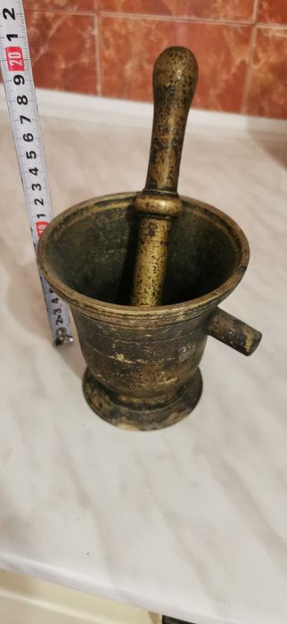 Автентично бронзово хаванче с чукало