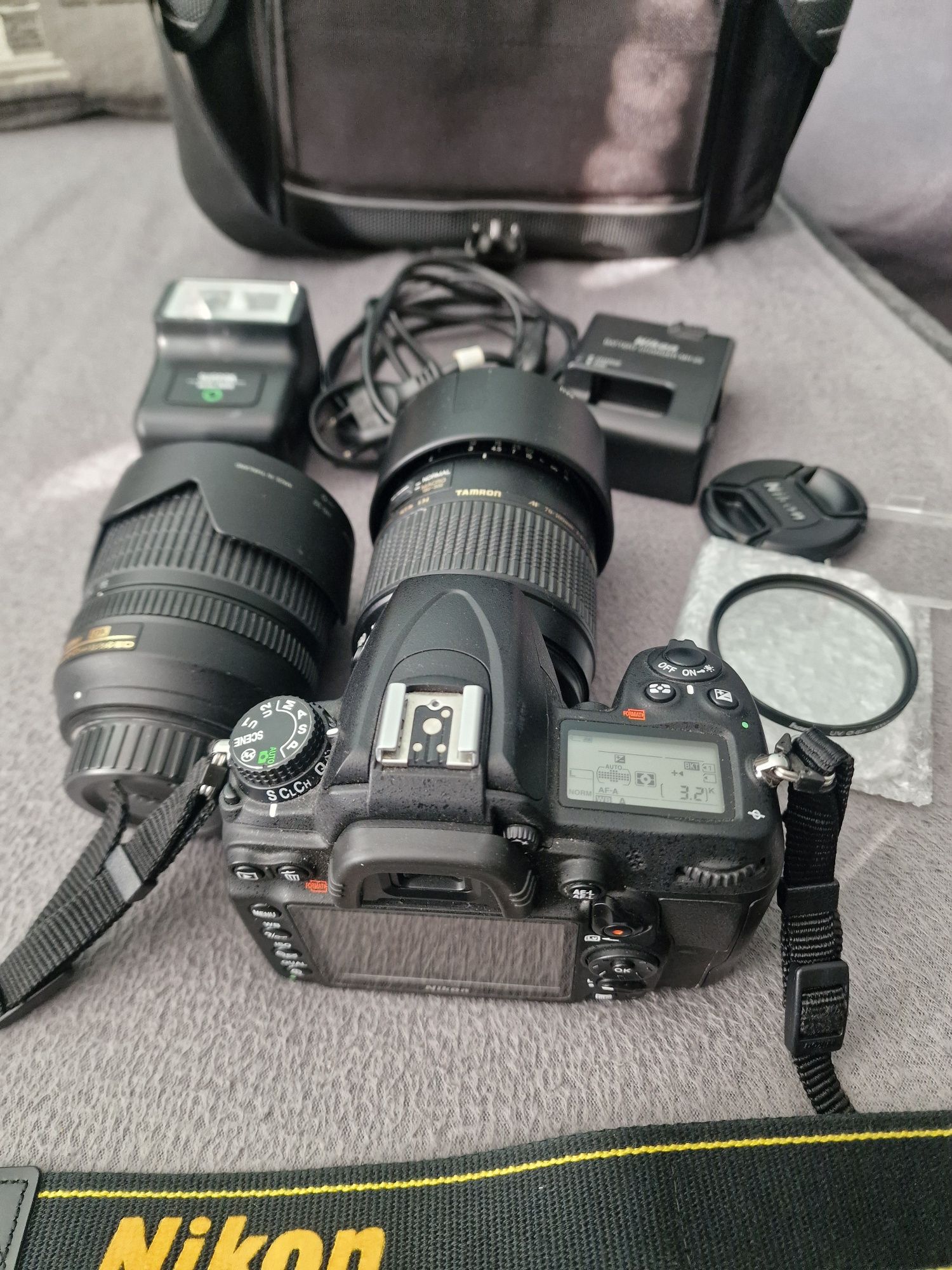 Nikon D7000 + 2 обектива , чанта на 15к