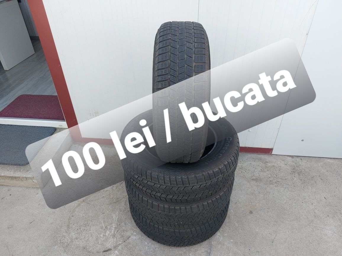 125 lei bucata! Set anvelope M+S/IARNA 215 65 16 Continental