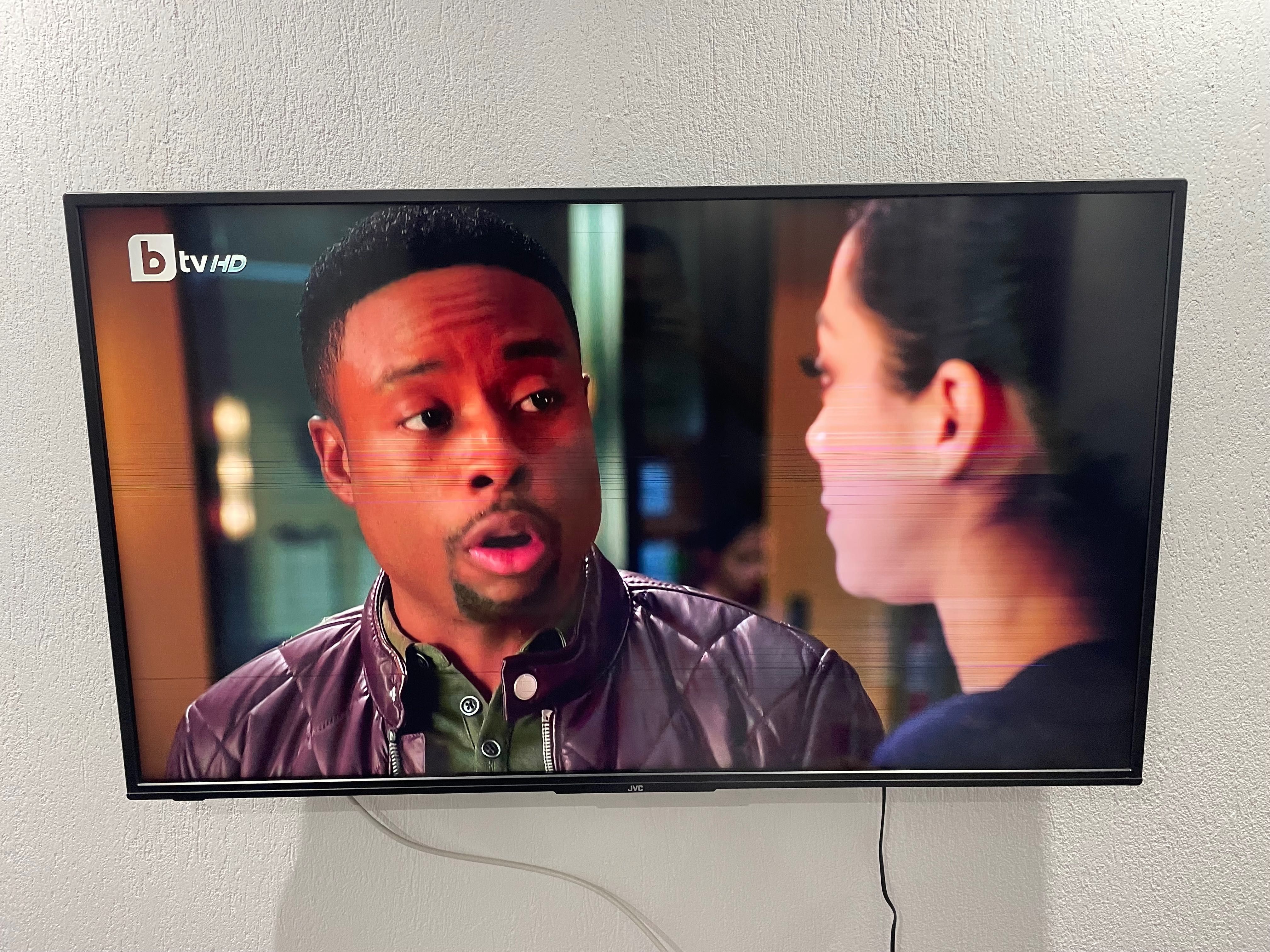 JVC 50 инча, android tv, netflix, youtube, 4KHDR, bluetooth