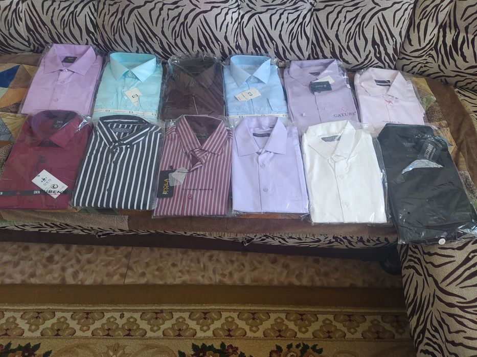 Продам новые мужские рубашки размер 39-52 цена за одну штуку 5000 т.т.