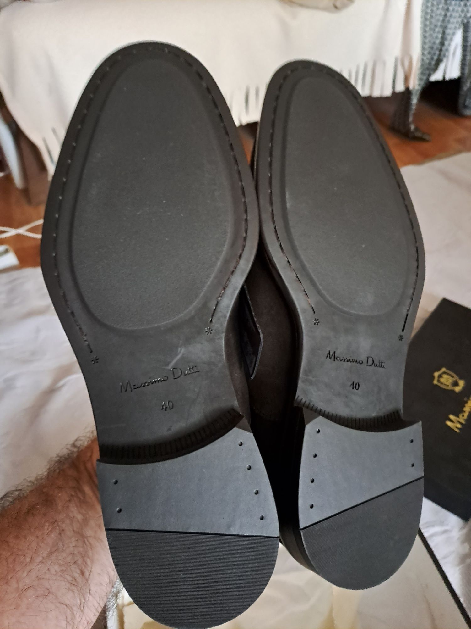 Mocasini Masimo Dutti din.piele intoarsa,40.,,model Dsquared,Premium