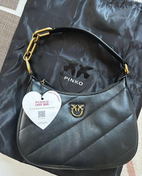 geanta pinko half moon