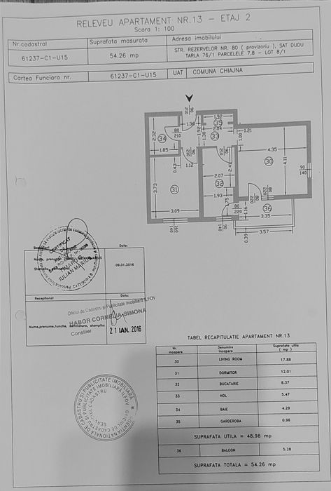 Apartament 2 camere Militari Residence