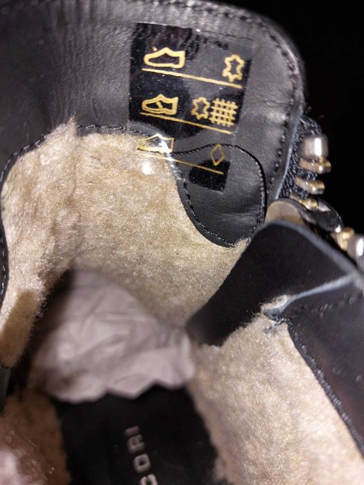 Botine dama negre piele naturala