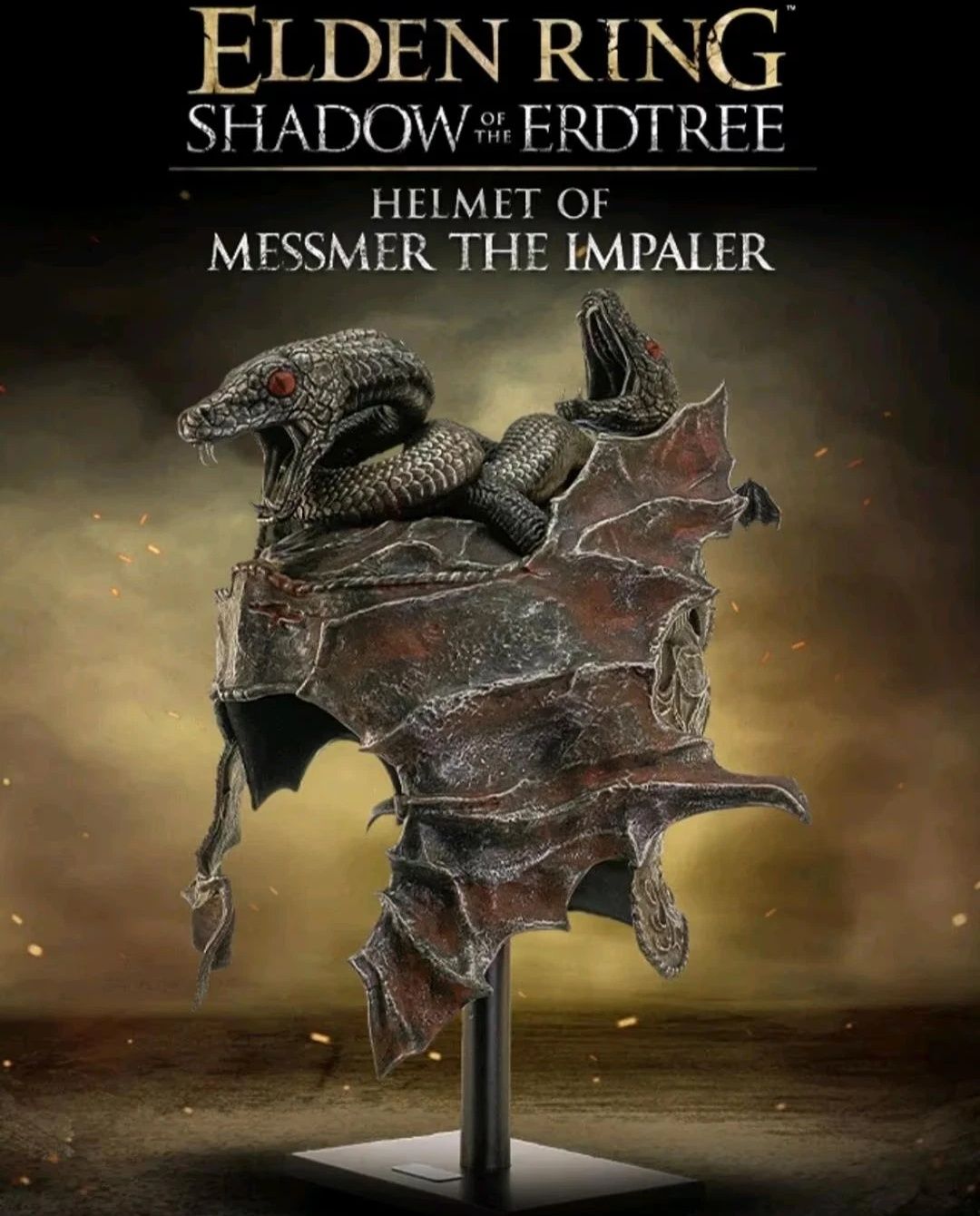 Elden Ring Shadow of Erdtree Messmer Helmet collectors edition