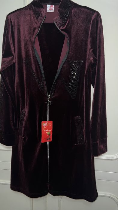 Халат длина до колени есть штани