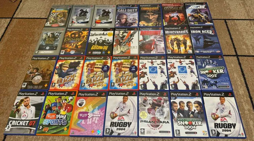 Игри за PlayStation 2 - METAL GEAR, CALL OF DUTY, BURNOUT и мн. други