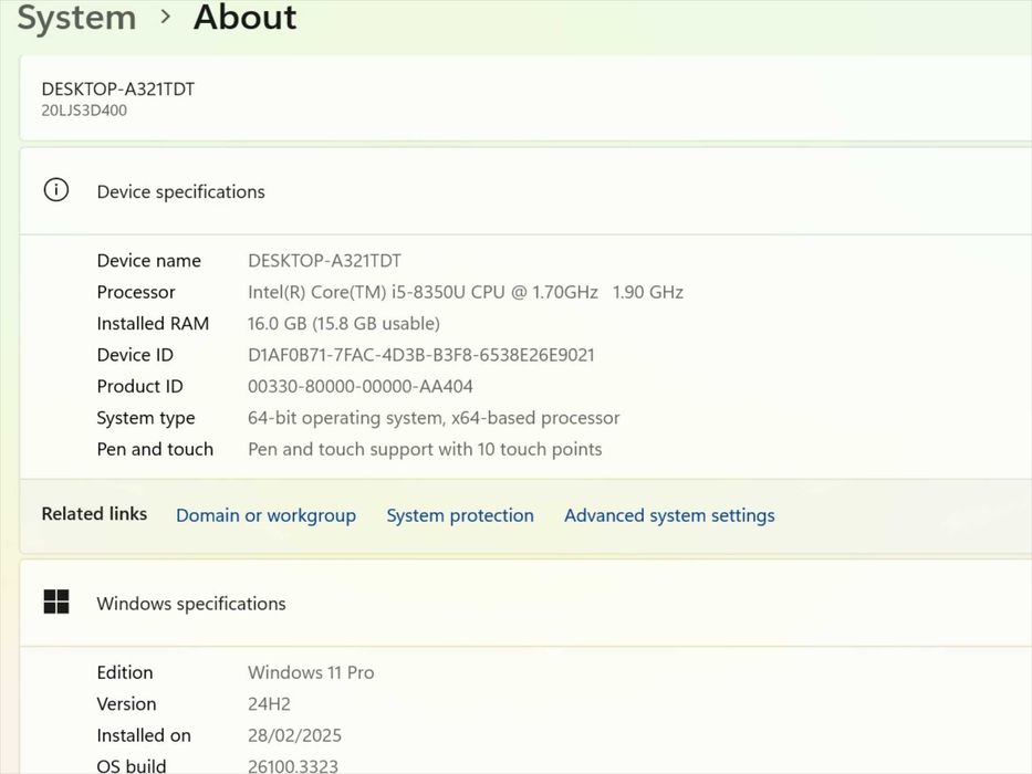 Таблет и Лаптоп 2в1 Lenovo ThinkPad Yoga X380-i5-8350U/RAM16GB/SSD256G