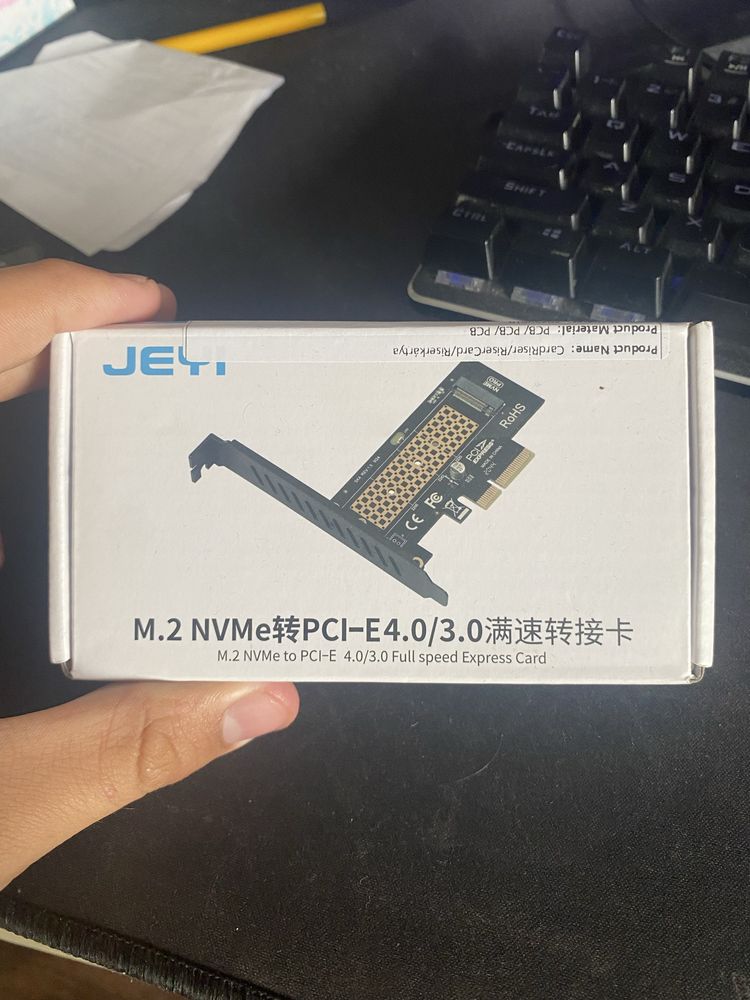 Pci-e 4.0 to m2 nvme ssd