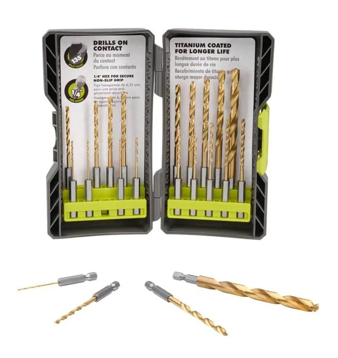 Сверло для импактов с титановым покрытием