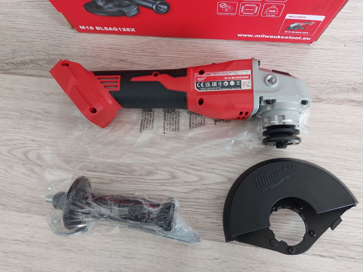 Polizor milwaukee m18 BLSAG125x, disc 125 mm, nou