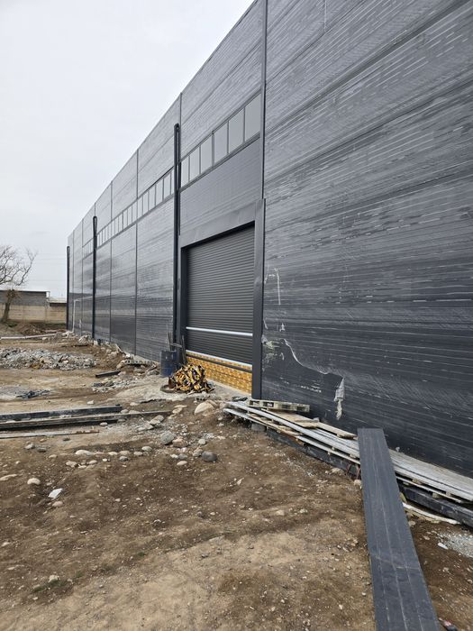 Автоматик дарвозалар, секционные ворота,  рольставни, шлагбаум, пергол