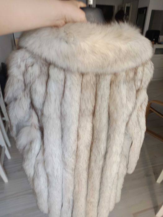 Haina de blana naturala - vulpe polara