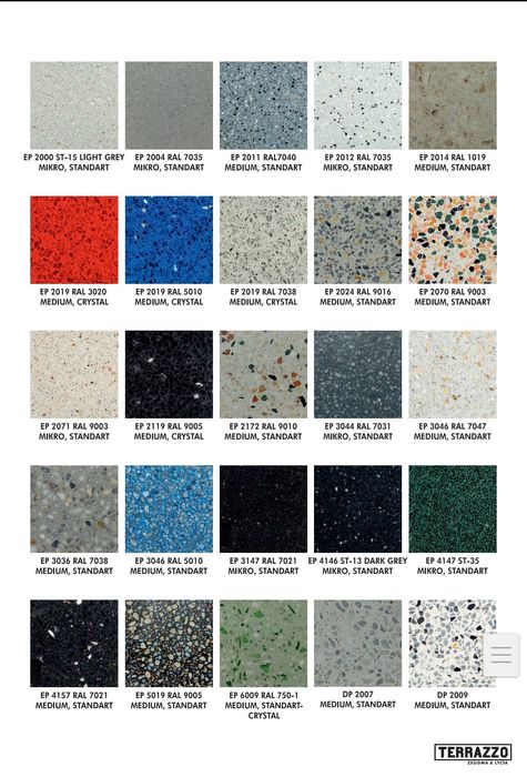 Декоративные покрытия Terrazzo