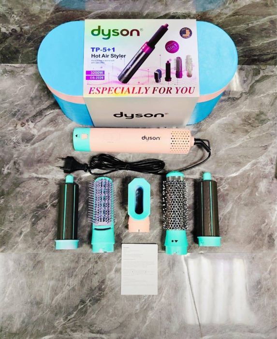 Фен Dyson, Дайсон стайлер, С насадками
