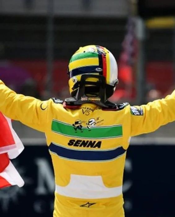Cursa comemorativa Senna / Vettel, salopeta/costum/combinezon karturi