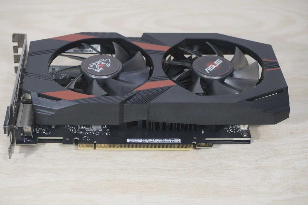 Видеокарта GPU GTX 1050 Ti ASUS Cerberus (no 6pin power) / Вкл.ДДС