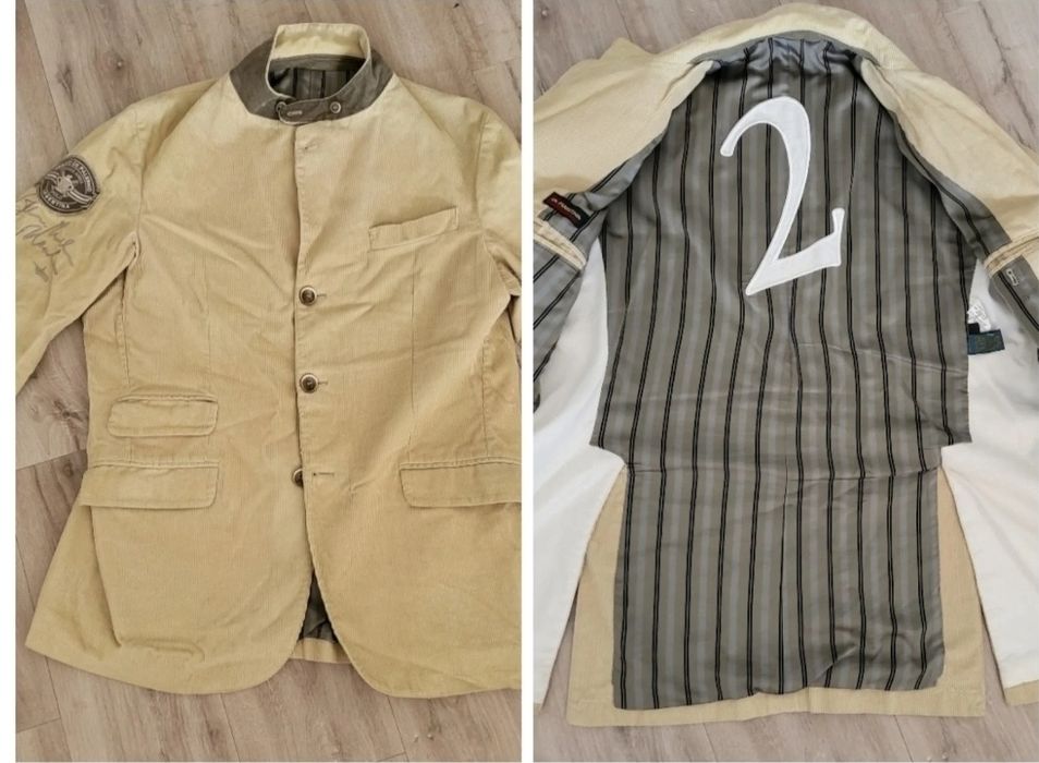 Мъжко оригинално на  марката La Martina сако от кадифе