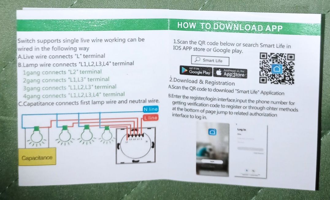 Смарт WiFi выключатель новый, умный дом