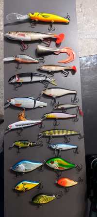 Voblere stiuca salmo , savage gear , rapala gemini ,lucky john