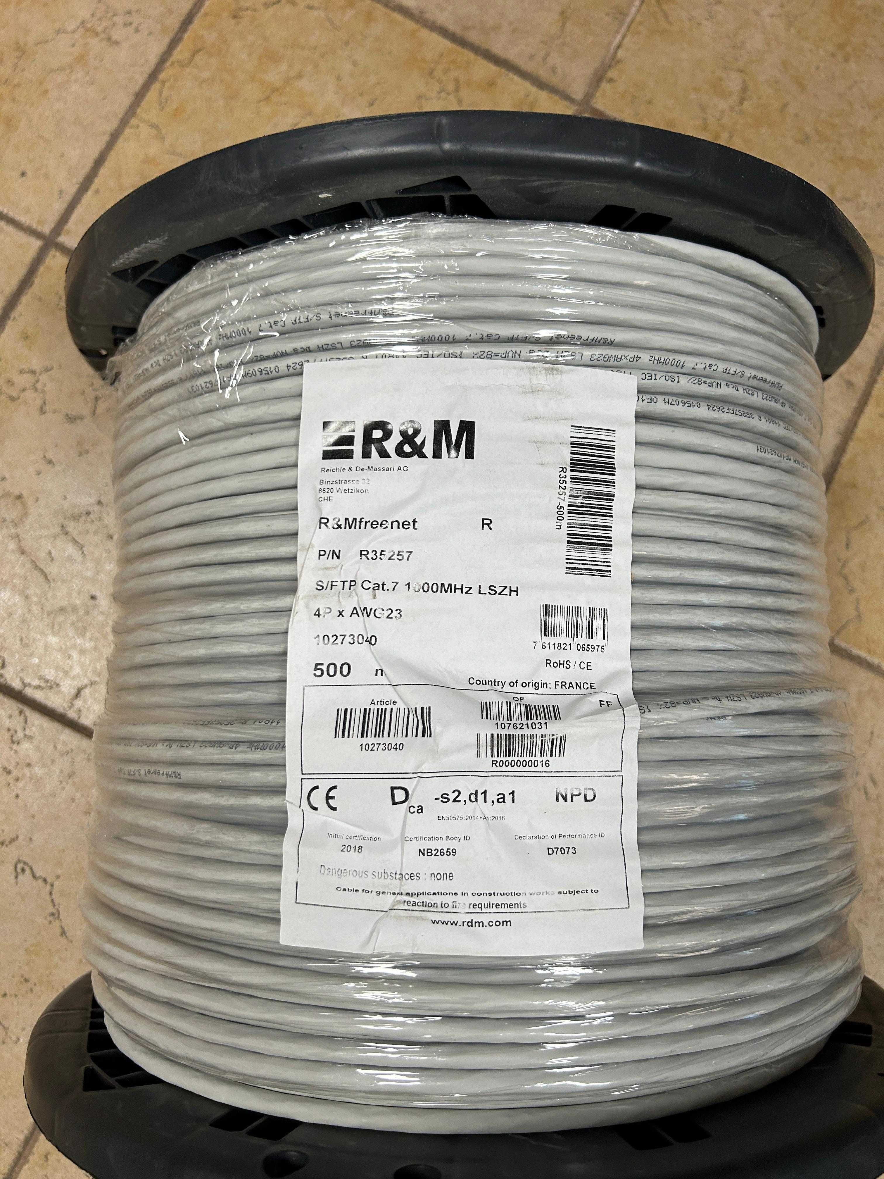 Cablu S/FTP Cat.7. Cat.6A, Cat.6, dulap rack it