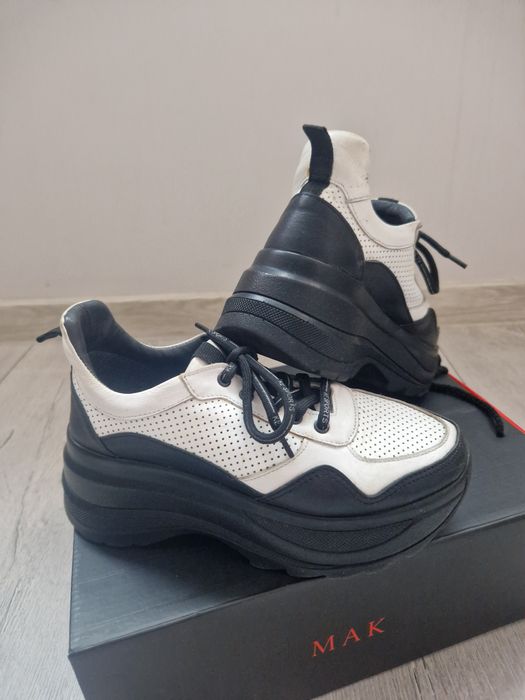 Маратонки от естествена кожа Mak-shoes