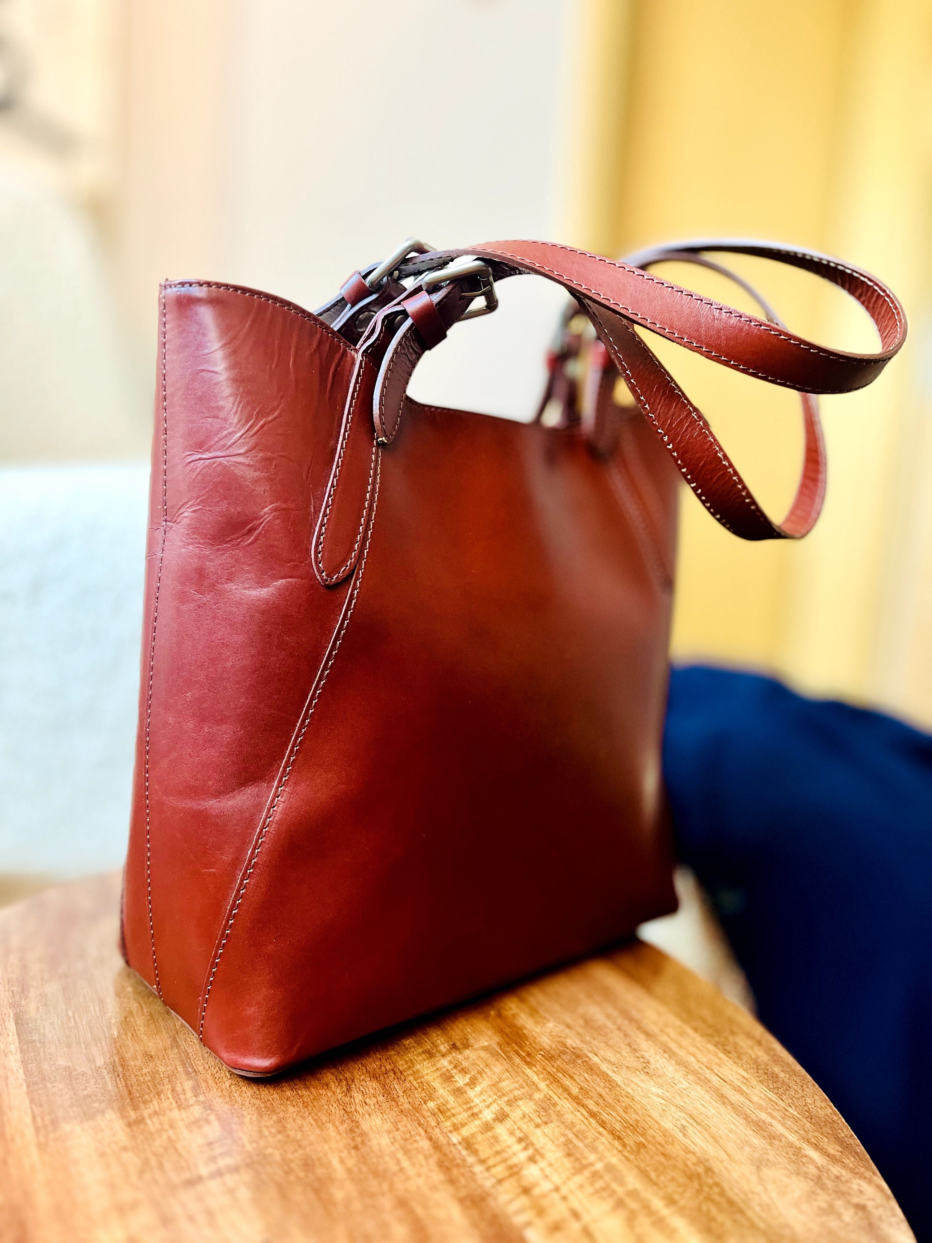 Нова кожена чанта Vera (Италия) / Brand new leather bag Vera (Italy)