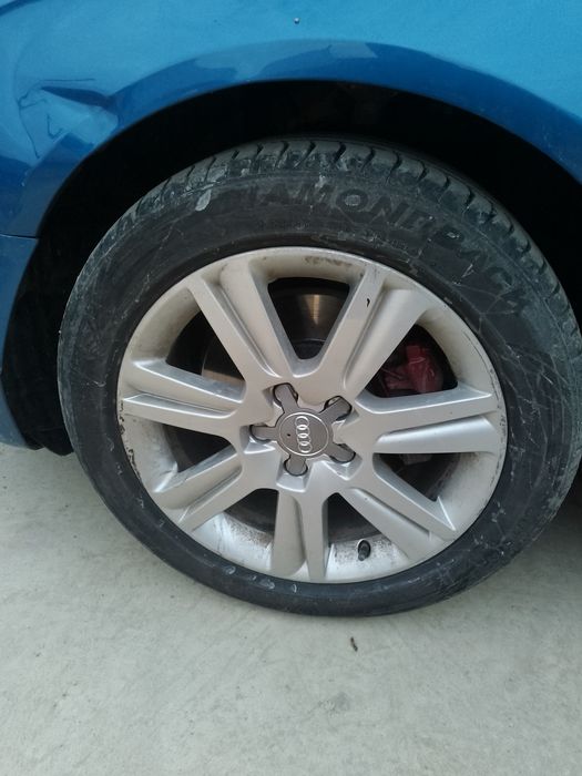 Jante audi A4 B8 225 50 R 17 cauciucuri m+s