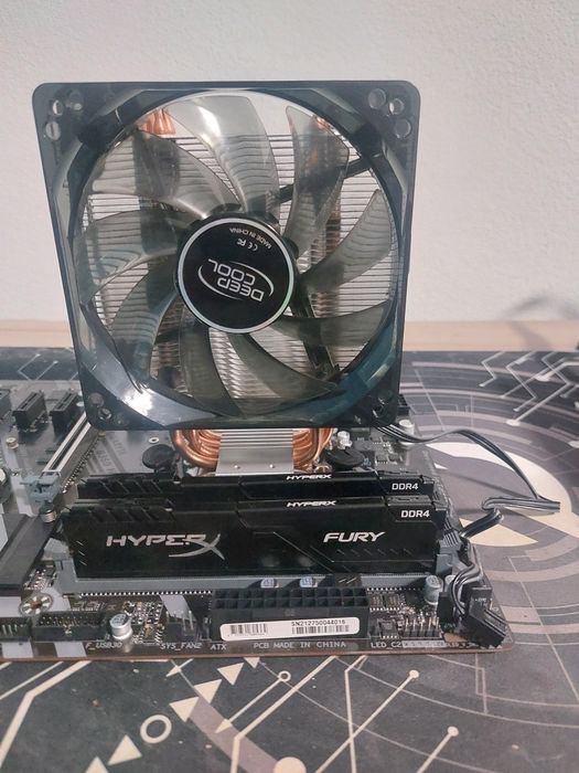 Kit PC i5-9600K + 16GB DDR4 + B360 – funcțional, fără carcasă / fără G