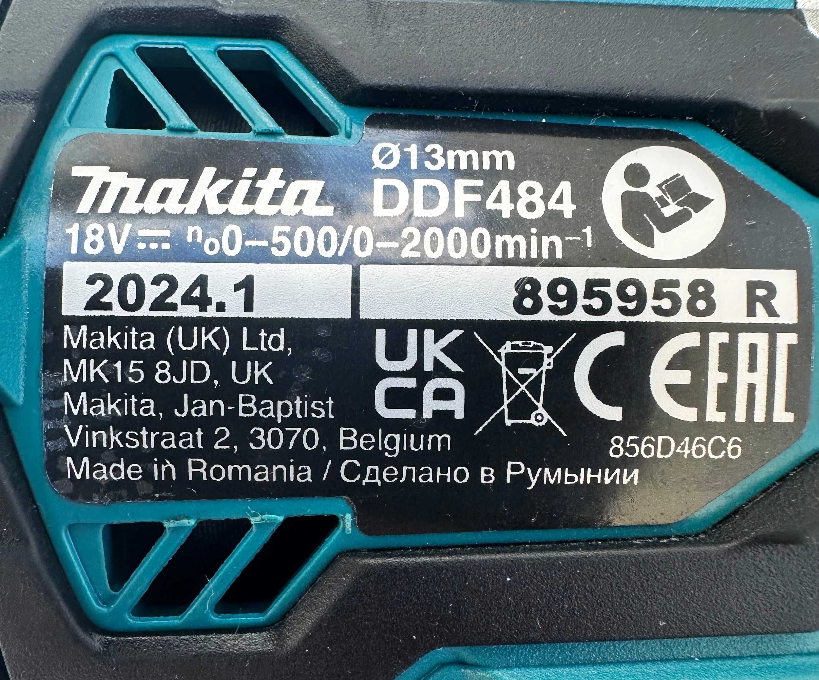 Makita DDF484 - Нов безчетков винтоверт 18V